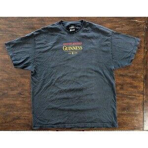 Guinness Master Brewer T-shirt Men's XL Extra Large Black Distressed Ireland